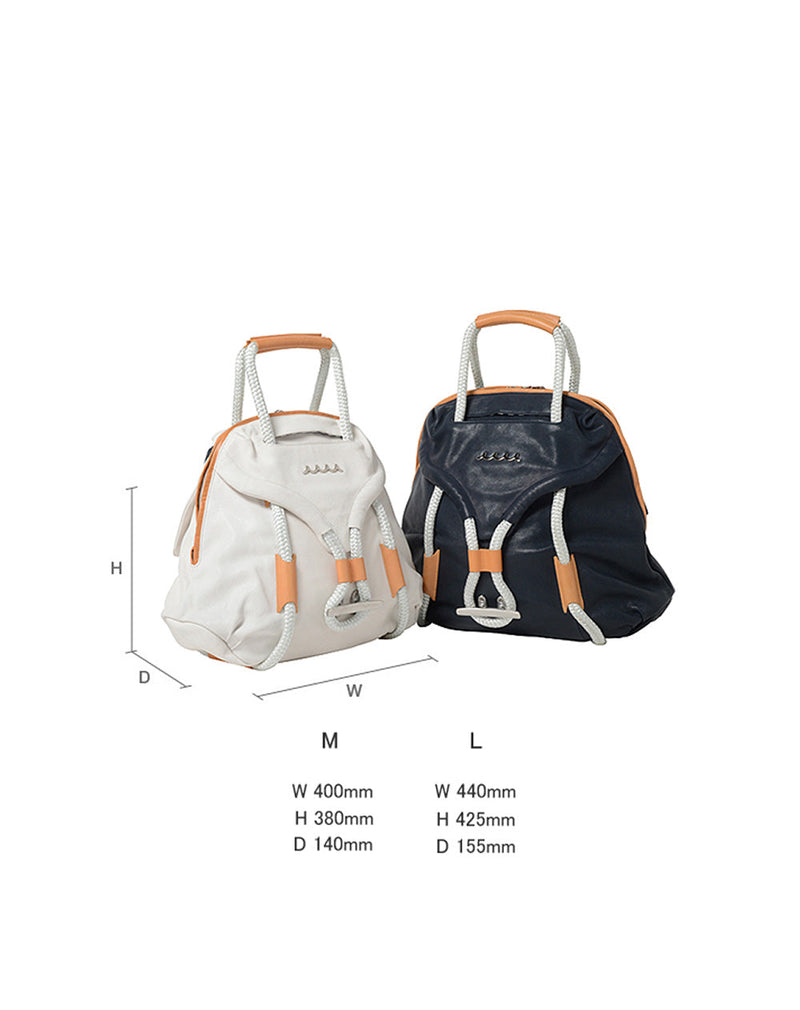 クリートセーラーバッグ・ゴート革 (ホワイト) – muta Online Store