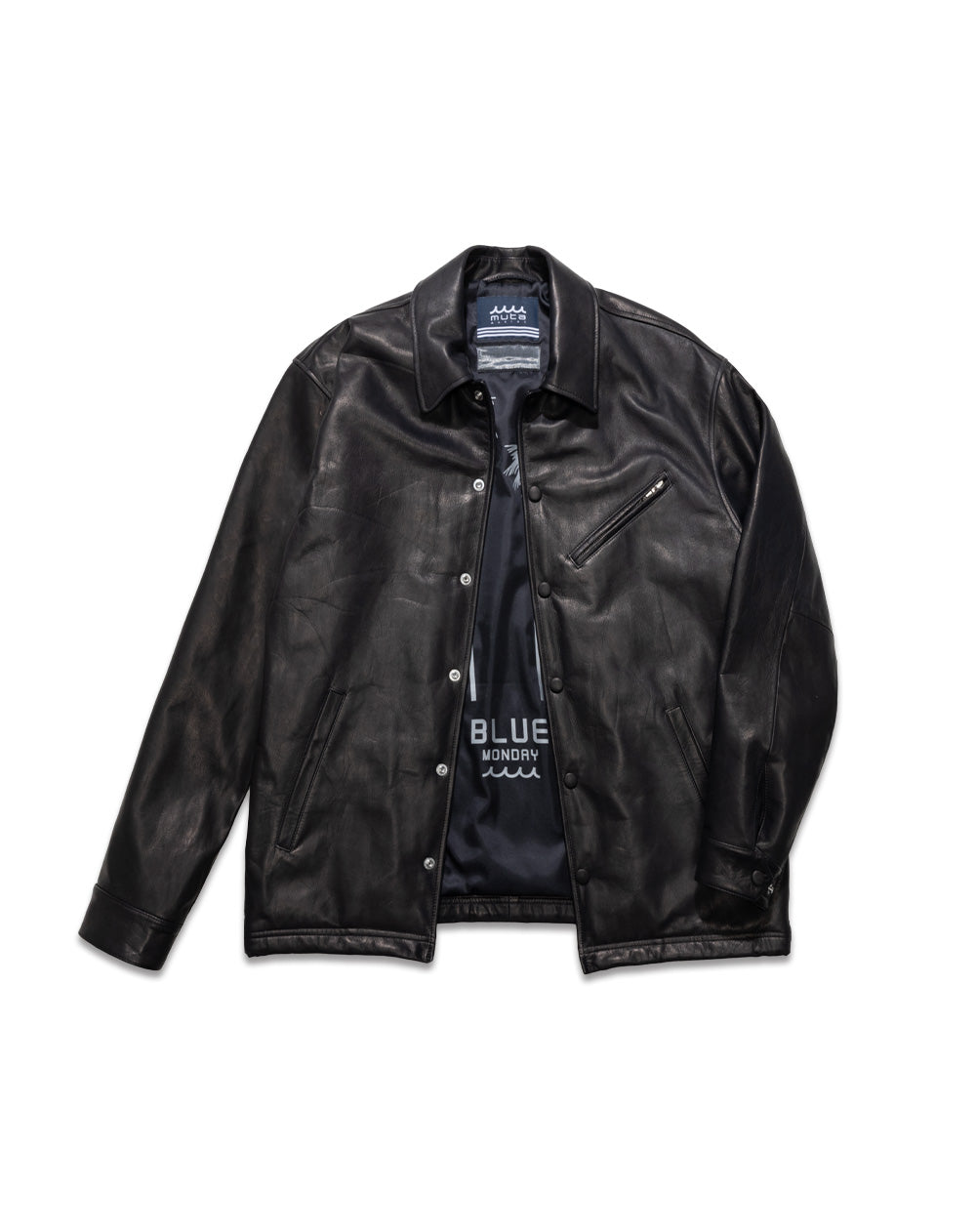 ACANTHUS x muta MARINE Leather Coaches Jacket – muta Online Store