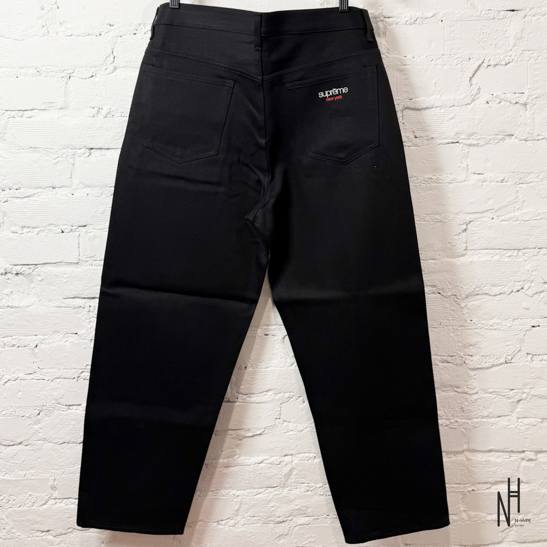 Supreme Rigid Baggy Selvedge Jean Rigid Black – Classic Denim
