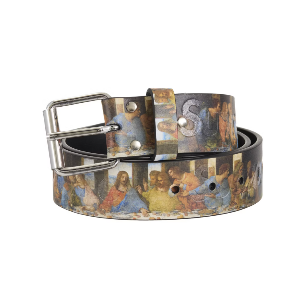 Supreme Last Supper Leather Belt Multicolor – Unique Leather Belt