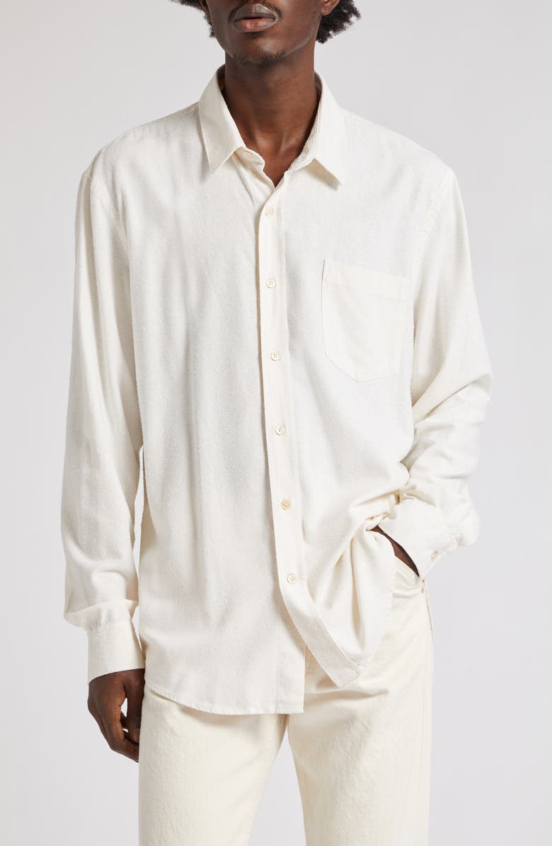 OUR LEGACY Classic Silk Button-Up Shirt | Nordstrom