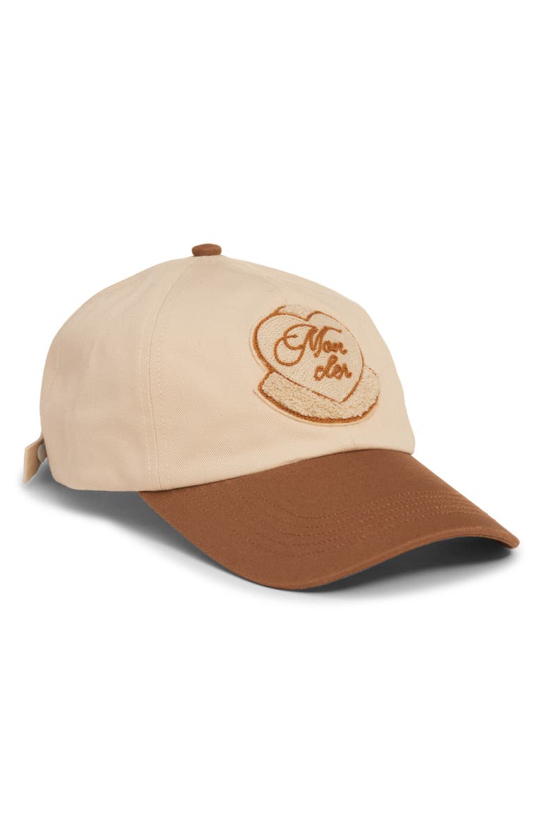 Moncler Two-Tone Logo Patch Adjustable Baseball Cap | Nordstrom