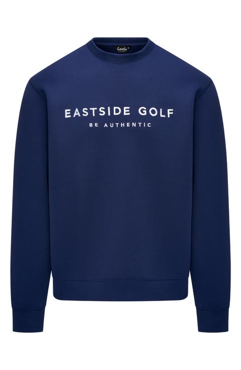 Eastside Golf Logo Embroidered Double Knit Sweatshirt | Nordstrom