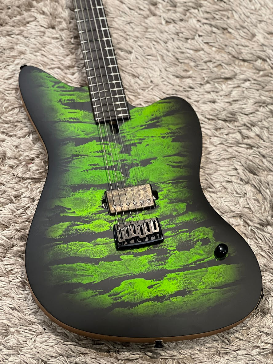 Saito JMC-Sugi Coldrain Signature in Green #22 – nafiriguitar.com