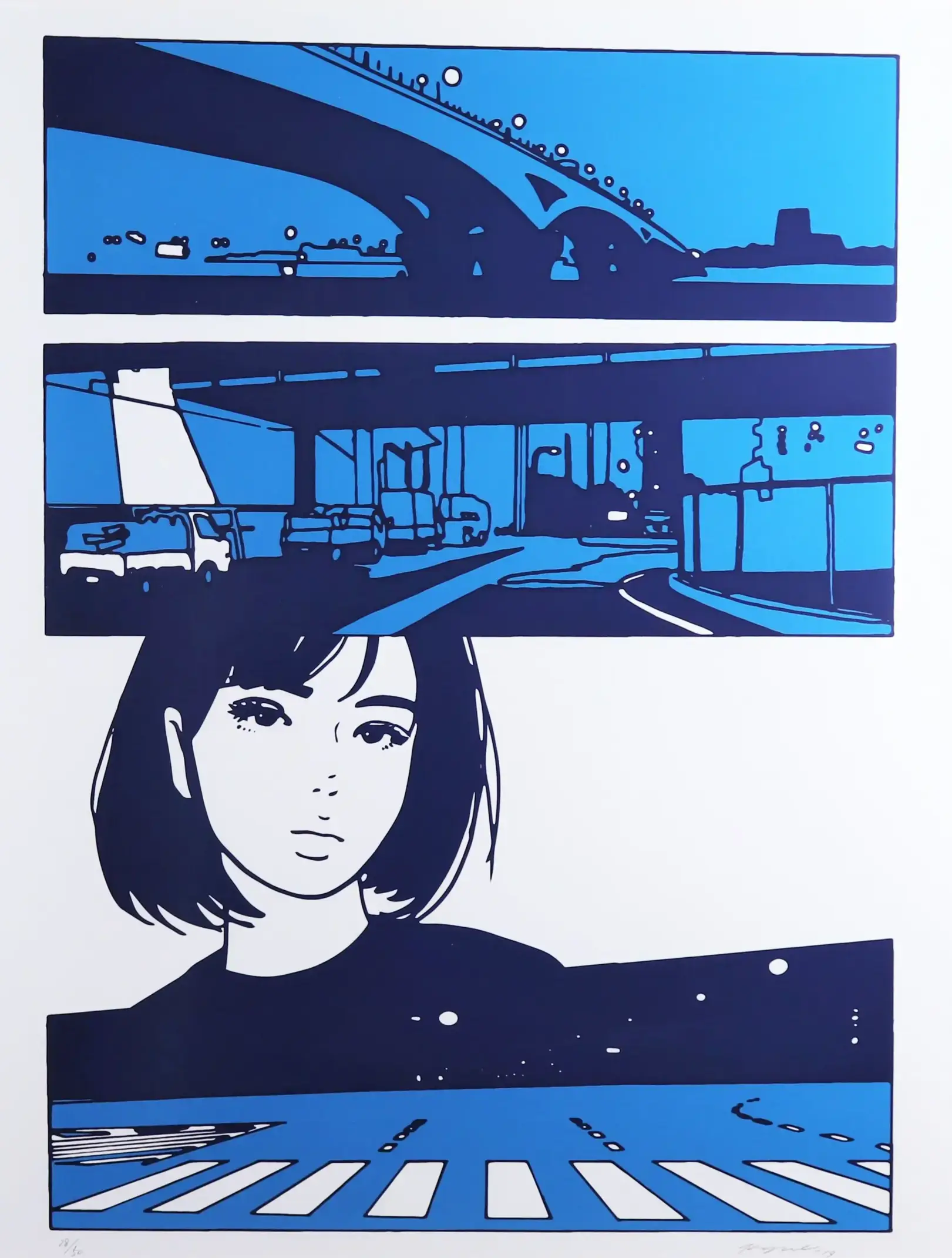 KYNE 緒方数馬 NONCHELEEE シルクスクリーン onair