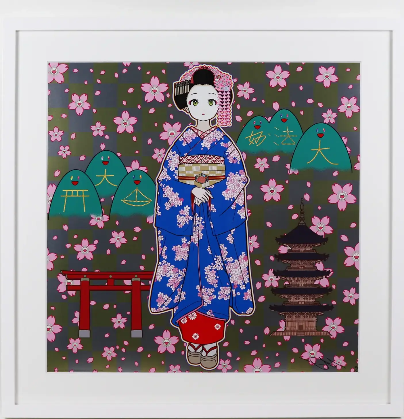 春の京都の舞妓さん | 村上隆 （ムラカミタカシ） | 百貨店クオリティ