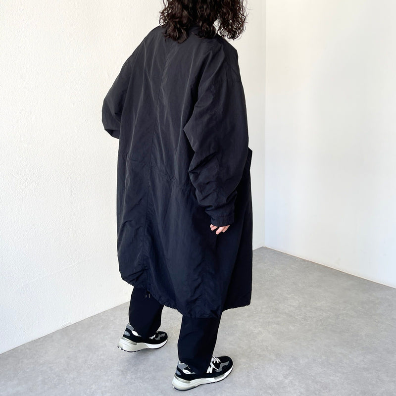loose silhouette military mods coat / black（ルーズシルエット