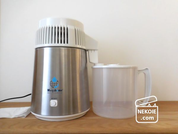蒸留水器レポ1］メガホーム*蒸留水器、3ヶ月レポ。