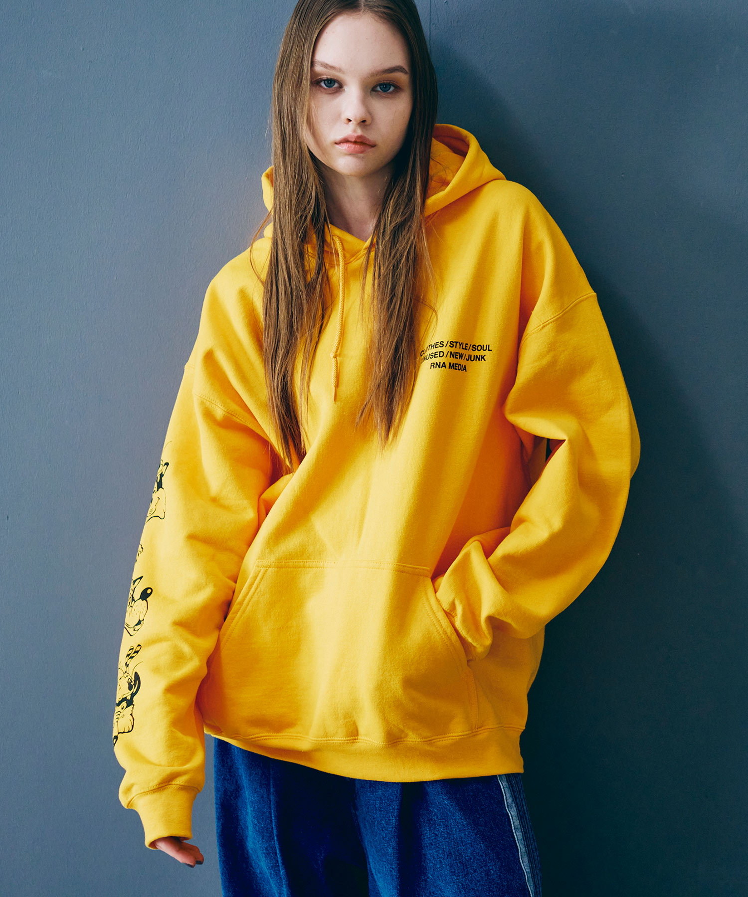 M2582 フローズンキャラパーカー(M アッシュグレー): トップス - RNA