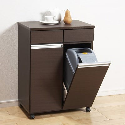 ダイニング ダストボックス 2Dホワイト(2D ﾎﾜｲﾄ): 食器棚・キッチン