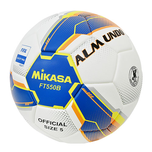 FT550B-BLY-FQP サッカーボールALMUNDO 国際公認球/検定球5号 貼り 芝