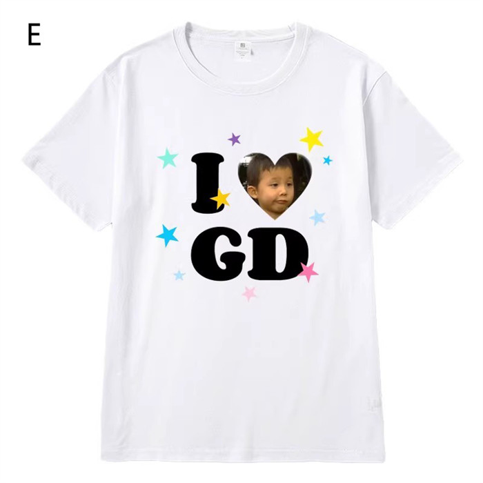 Newjoy / G-DRAGON ジードラゴン Tシャツ ハート 半袖 トップス 2025年