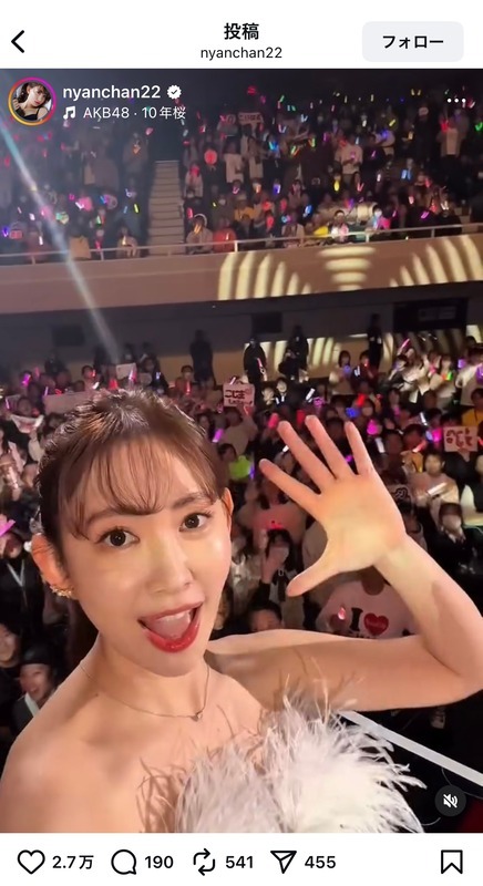 小嶋陽菜、AKB48 熱狂の20周年ライブ舞台裏を披露 「こじはるは永遠の