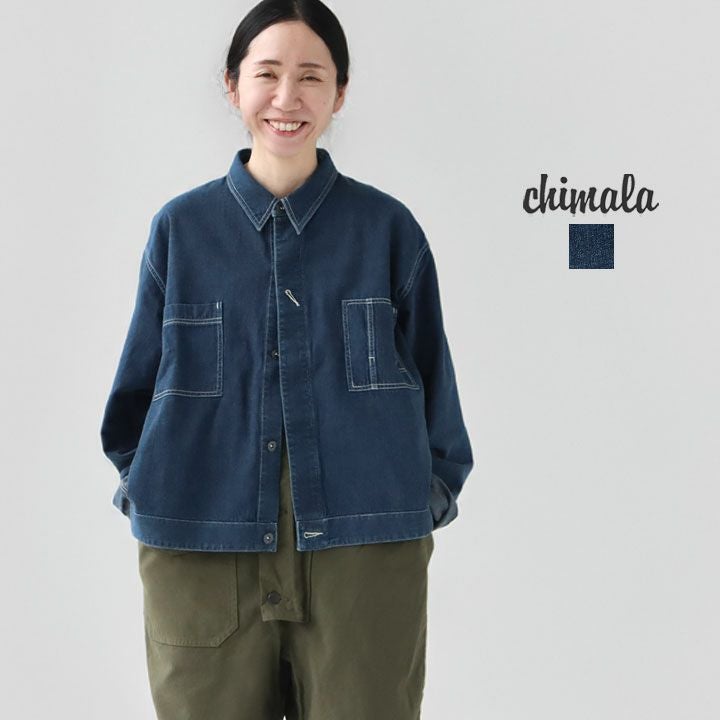 chimala ミリタリーカバーオール 再入荷) chimala DENIM SHORT WORK JACKET ¥52000(¥57200) . 前回の