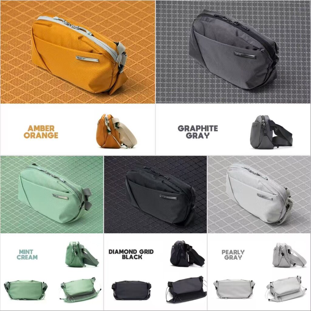 NIID NEO Nomad Sling | 見た目以上の収納力。ボトルも傘も、魔法の