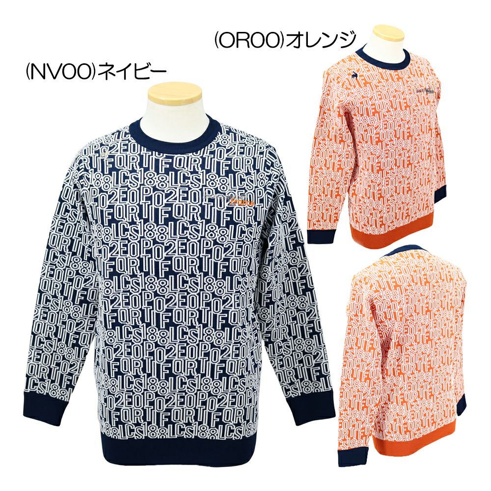 ピン（PING） Mr.PINGジャガードクルーネックニットプルオーバー 621