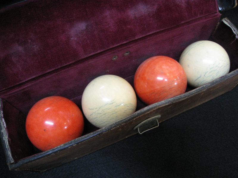 本象牙 ビリヤードボール 紅白4つ玉 象牙球 | のみの市