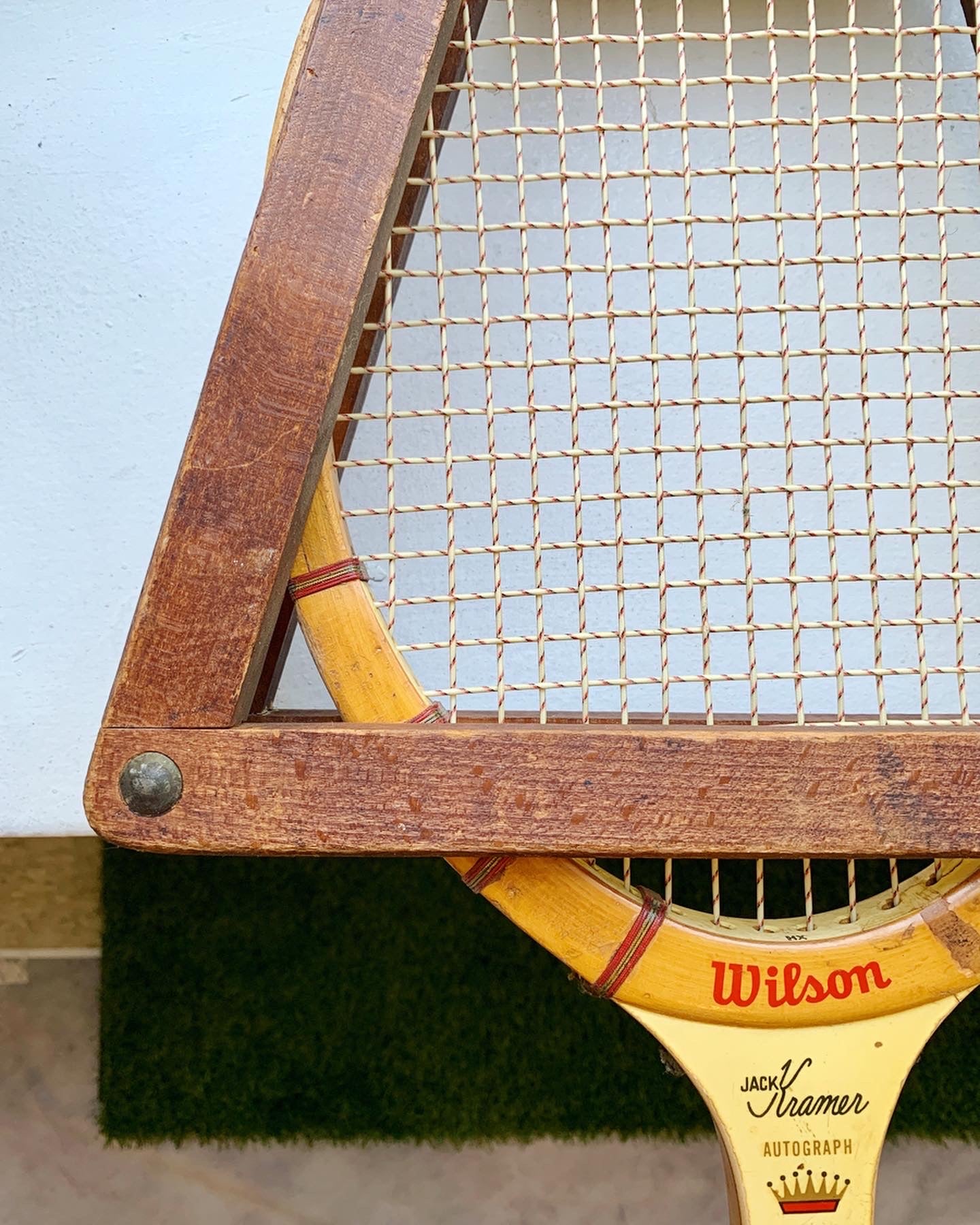 Vintage Wilson “Jack Kramer” wooden tennis racket – Nom Nom Emporium