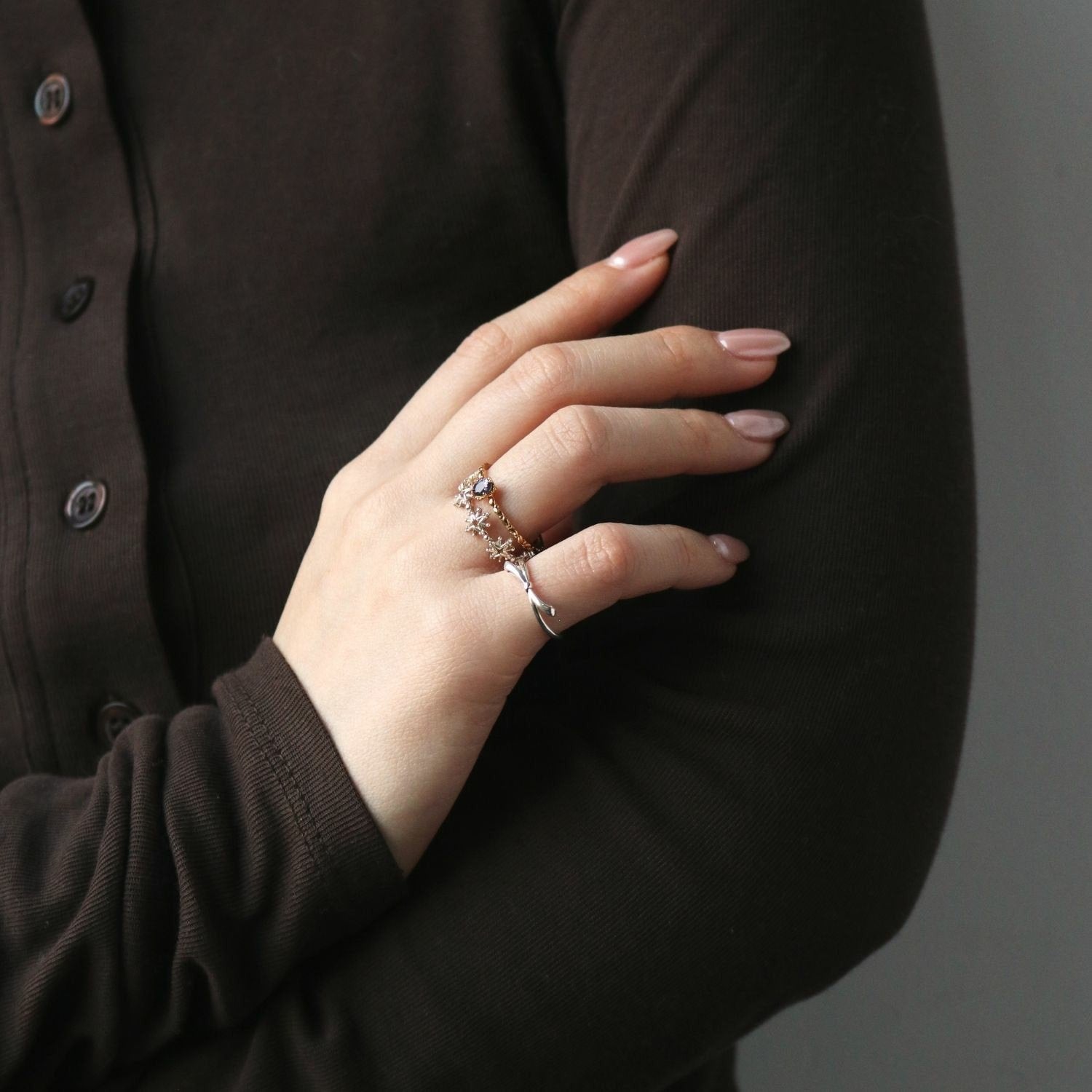 SAORIさんご着用】シルバーピンキーリング｜ピンキーリング｜ノジェス