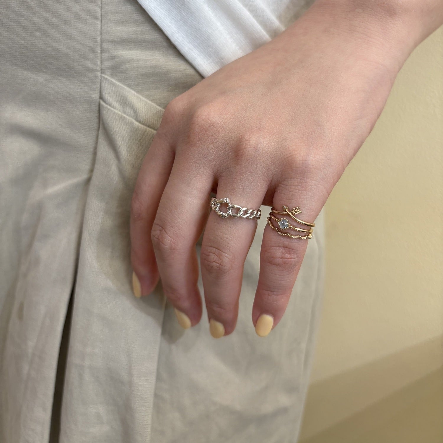 K10アクアマリンピンキーリング｜ピンキーリング｜ノジェス 公式