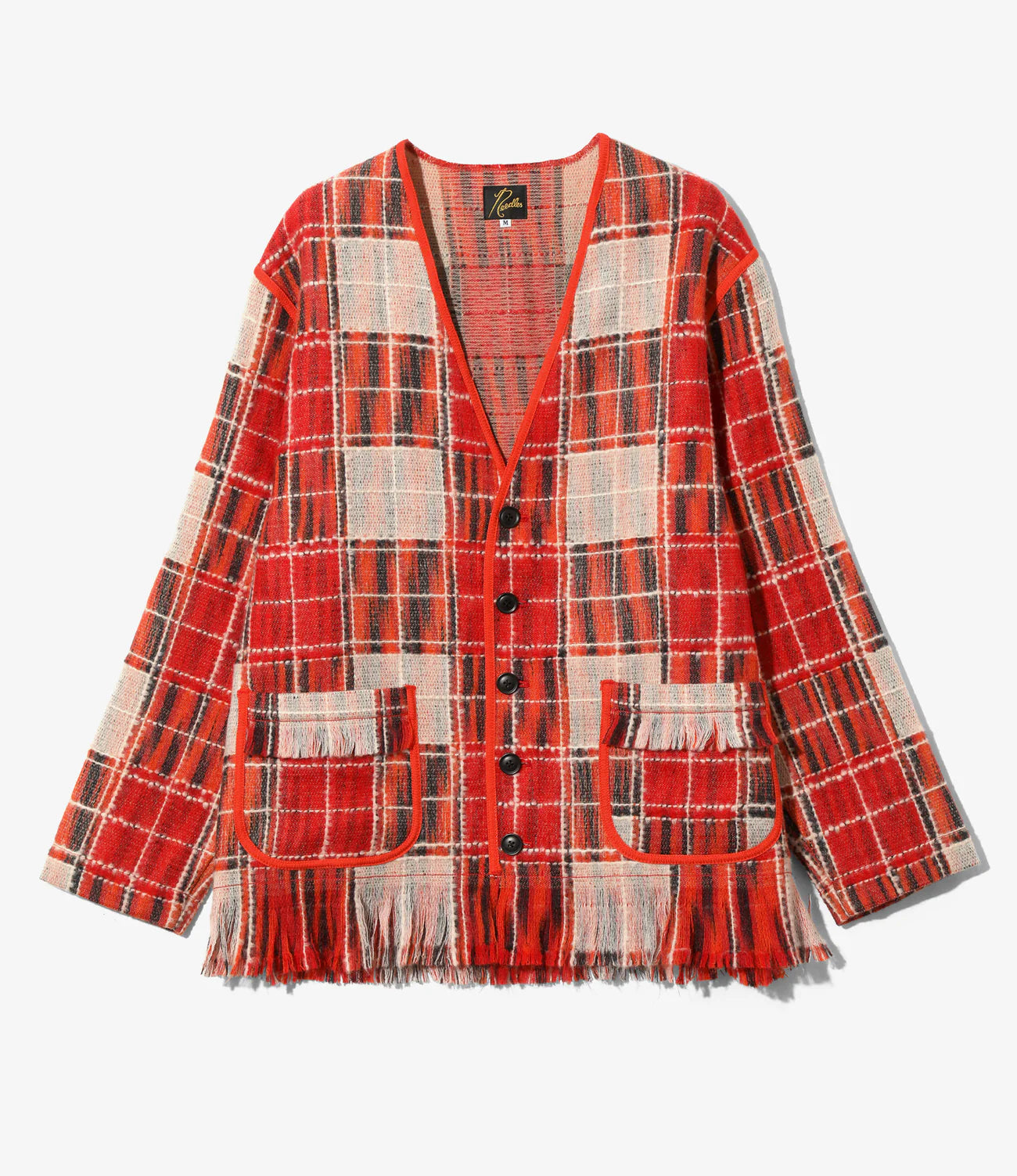 Needles / Fringe Cardigan-Wool Plaid – NorMo Ayase Garage