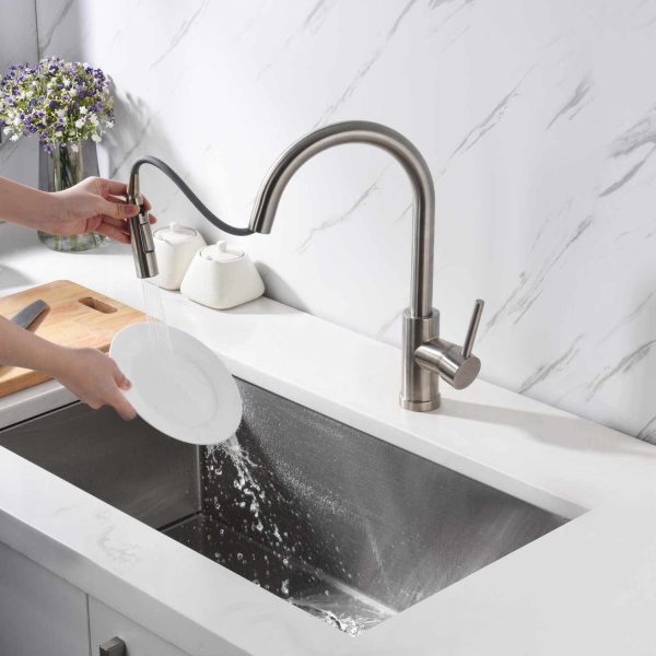 22″ Handmade Undermount Single Bowl Stainless Steel Kitchen Sink