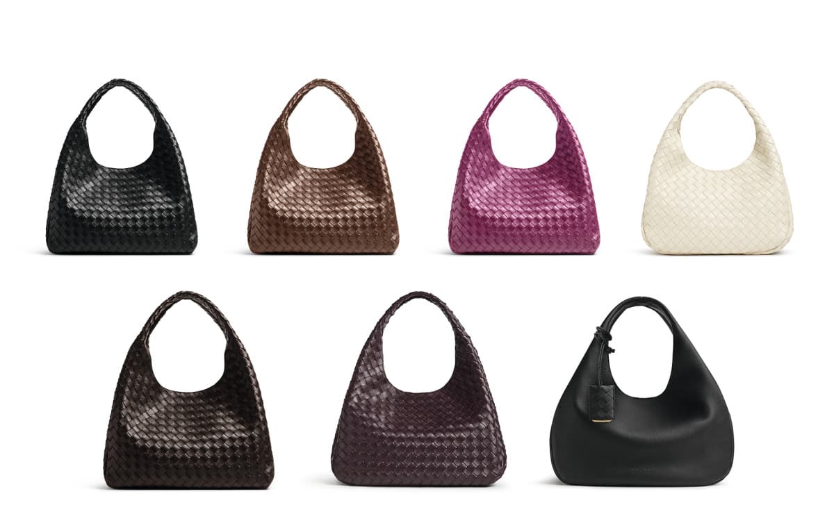 ボッテガ・ヴェネタ新作、イントレチャートのダブルハンドルバッグ