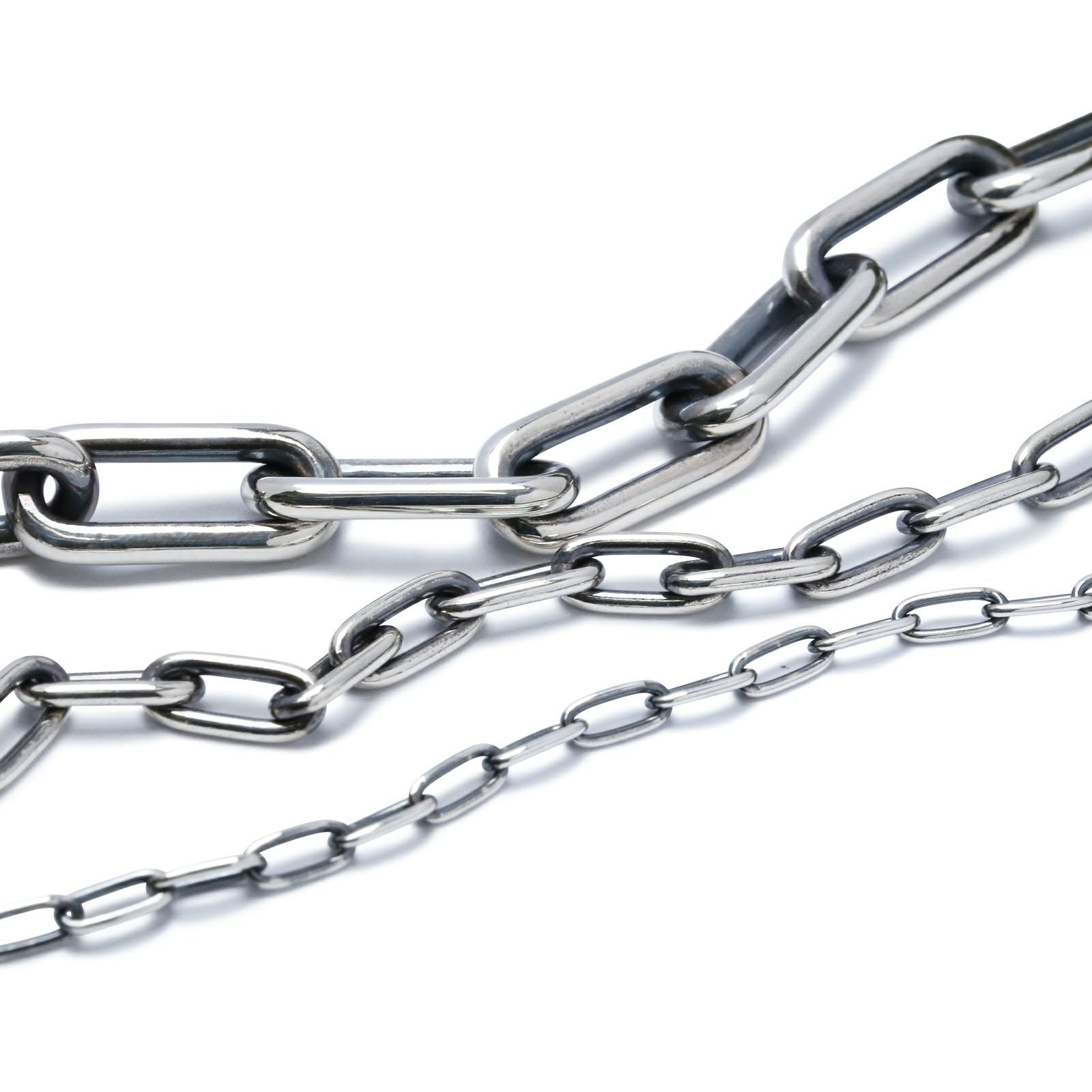 J-BR003-SV)安全ピン長アズキチェーンダイヤモンドブレスレットS