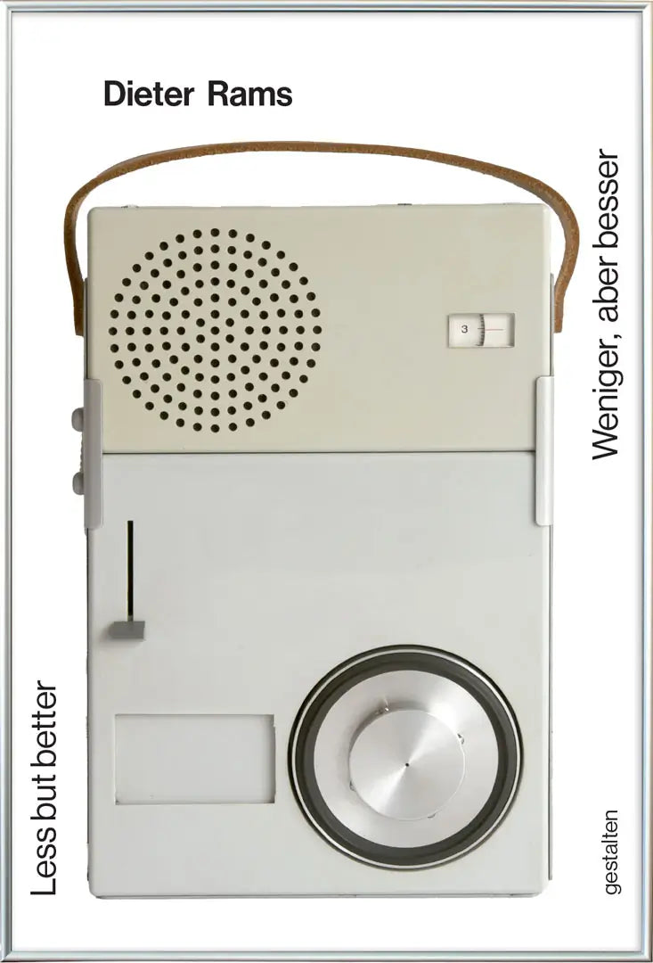 Dieter Rams - Less but better – Official Bauhaus Japan