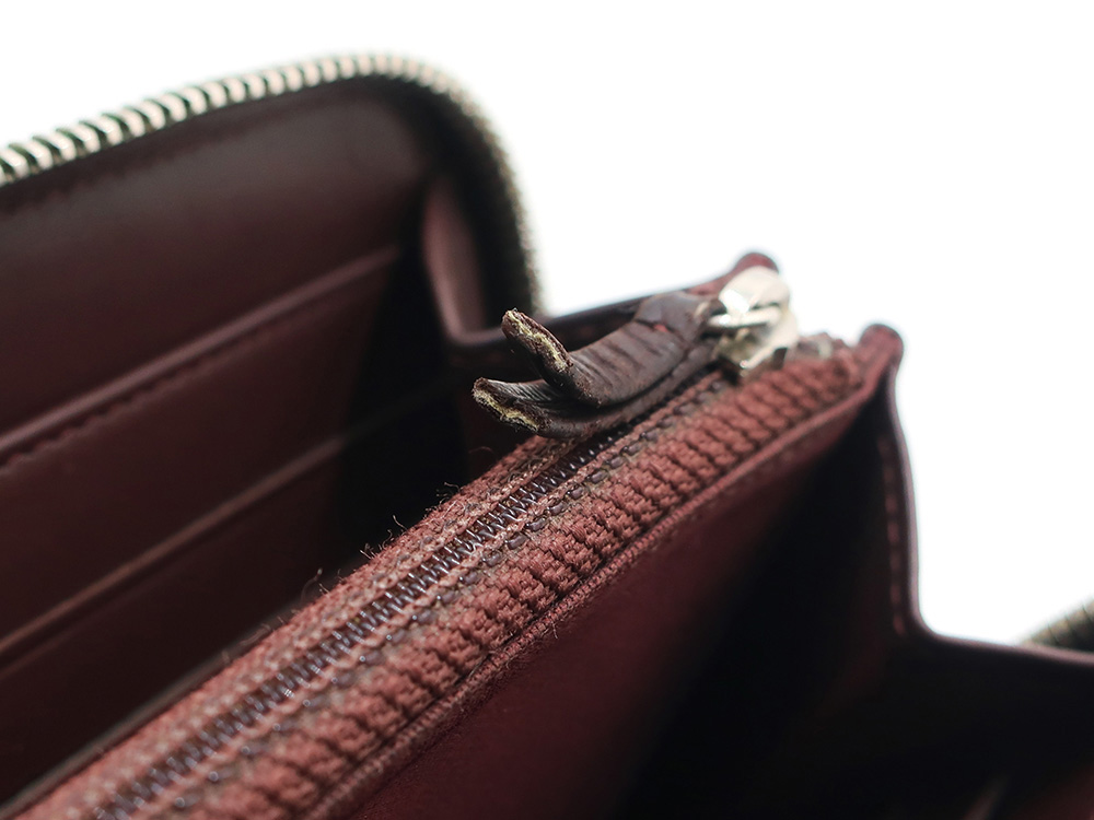 シャネル Vステッチ ココマーク レザー 長財布 ブラック A50047