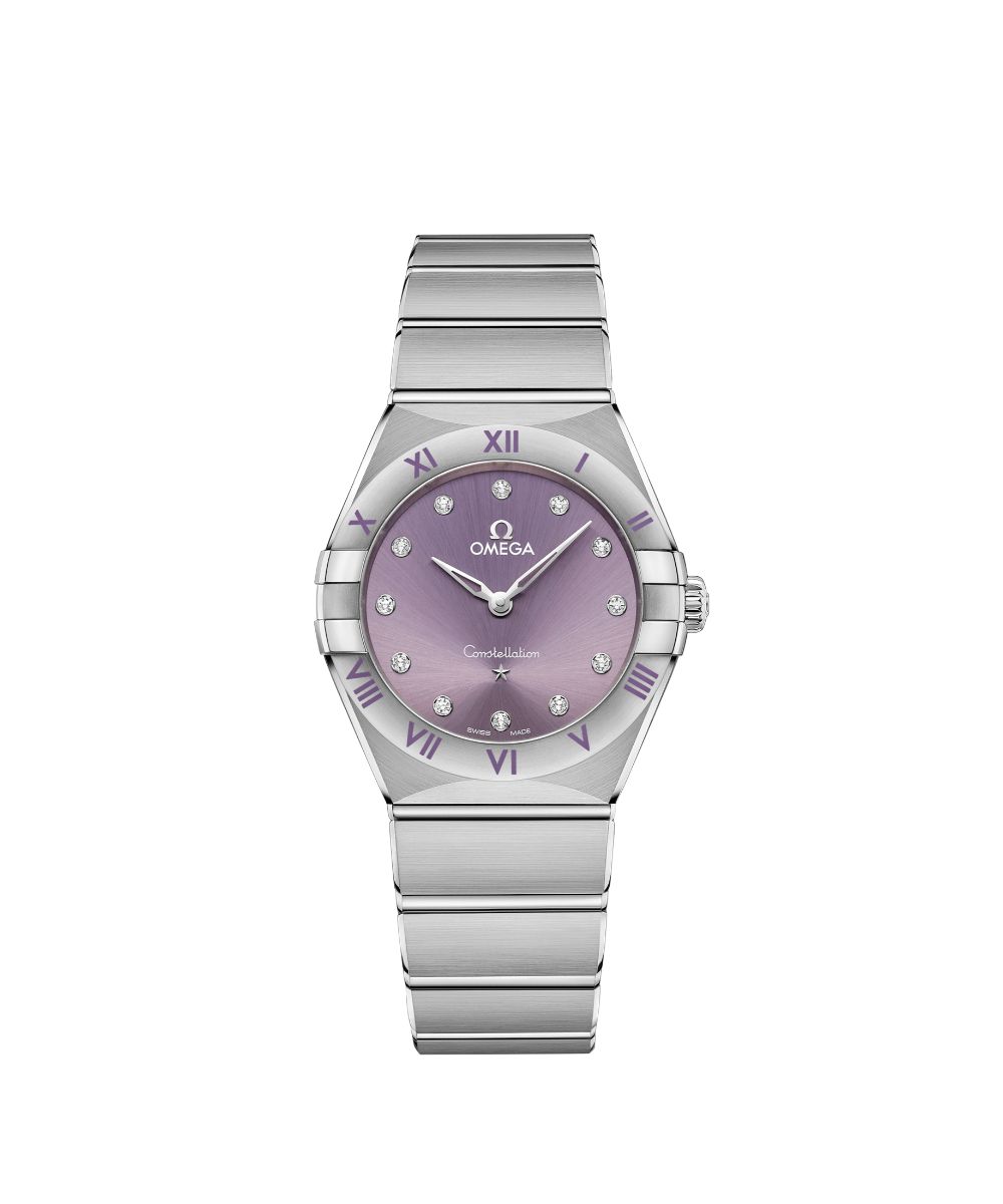 OMEGA/オメガ通販 | コンステレーション クォーツ28mm SS ラベンダー