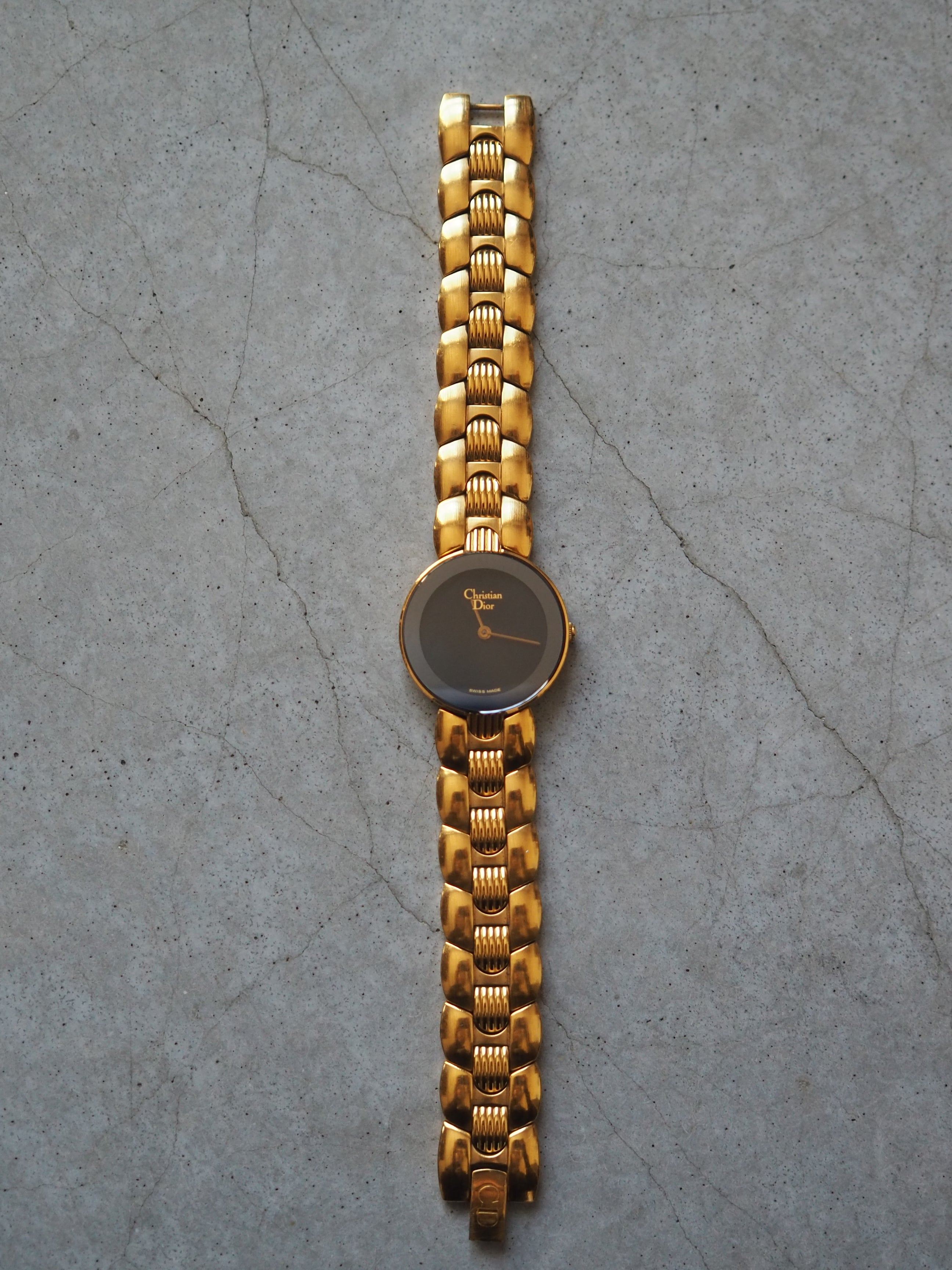 Christian Dior ブラックムーン バキラ ウォッチ ヴィンテージ