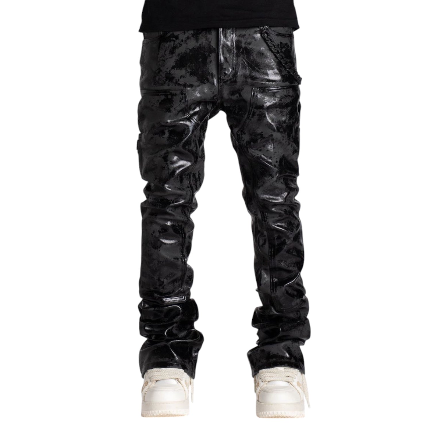 GUAPI: Leather Carpenter Denim – On Time Fashions