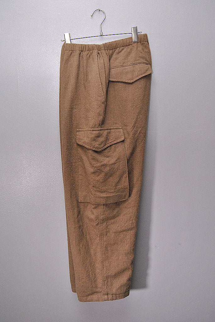 COMOLI KHAKI縮絨ウール 6Pパンツ