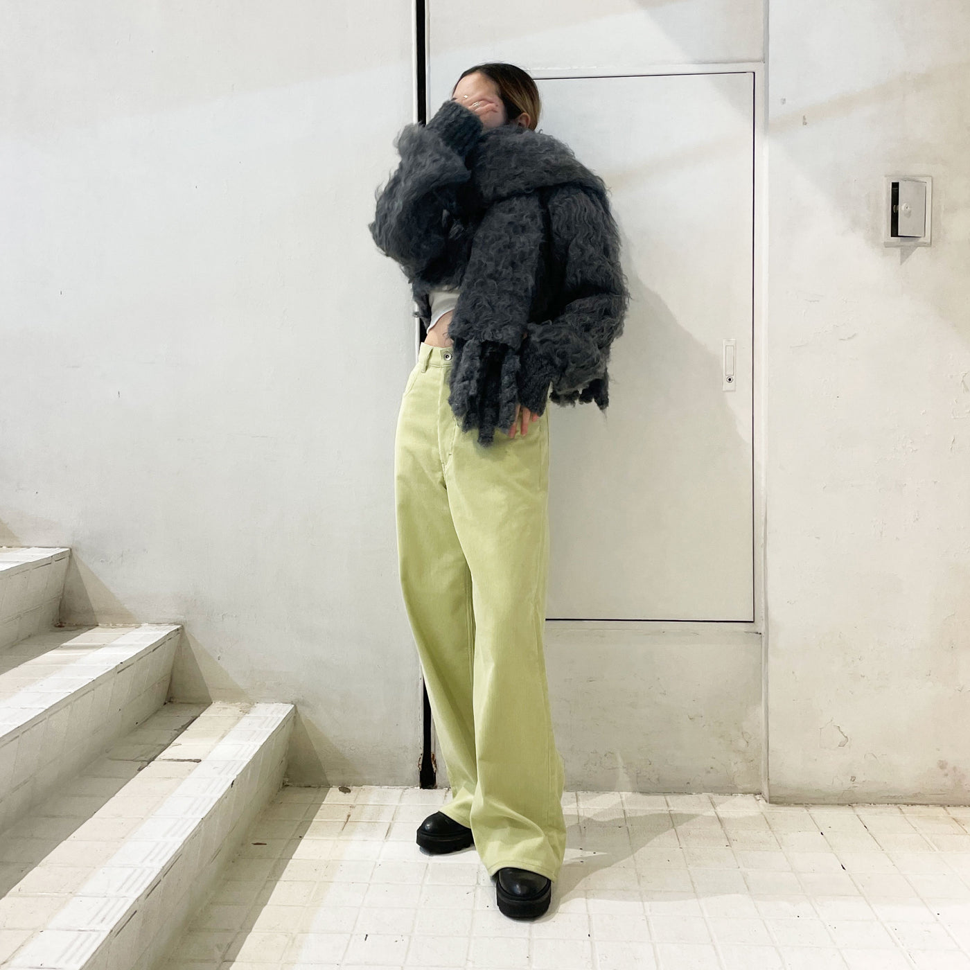 パンツ 00s archive Lee corduroy flare cargo y2k パンツ 00s archive