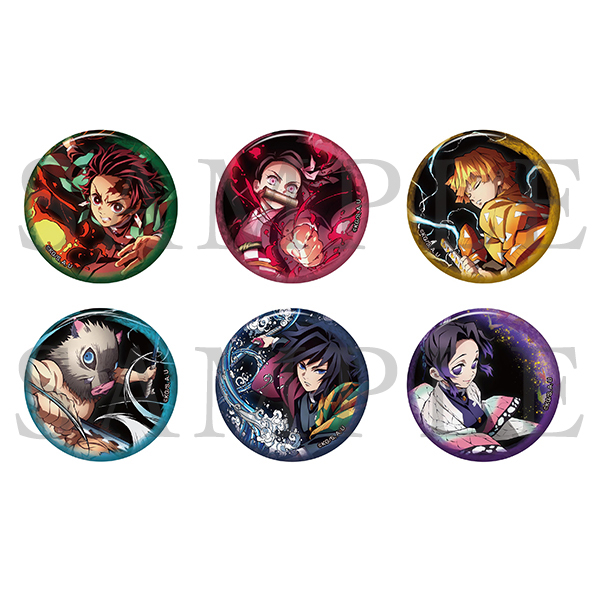 鬼滅の刃「全集中展」無限列車編・遊郭編 』トレーディング缶バッジ（全