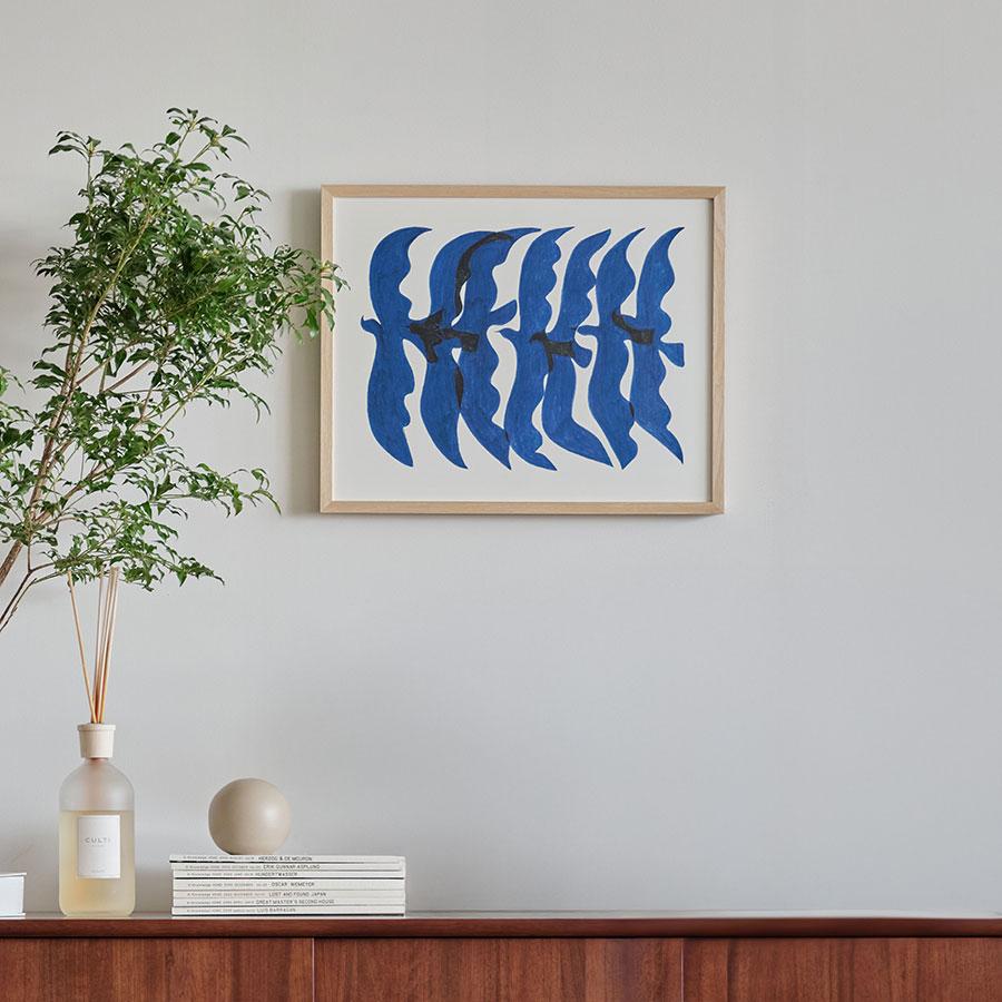 coricci | ポスター blue birds 40×50cm｜【公式】ACTUS online｜家具
