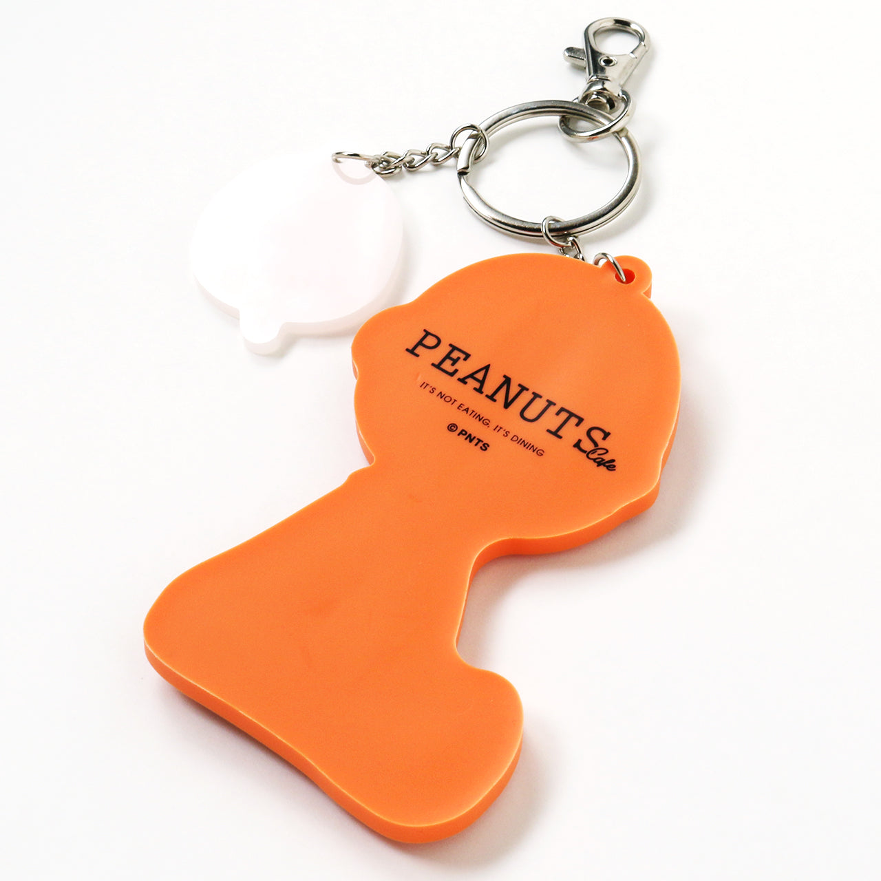 ラバーキーホルダー チャーリー・ブラウン オレンジ – PEANUTS Cafe