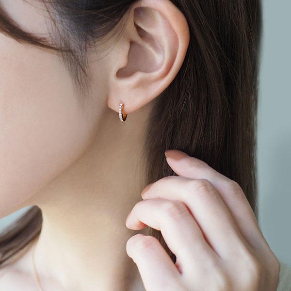 K18YGダイヤモンドピアス | ポンテヴェキオ公式オンラインショップ