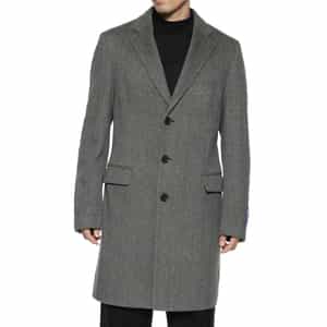 カシミヤ ヘリンボーン柄チェスターコート（2244824）｜BARNEYS NEW