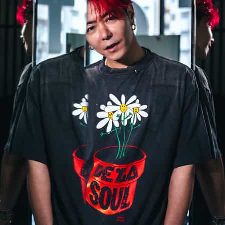 SAINT MXXXXXX＜セント マイケル＞ ヴィンテージ加工プリントTシャツ