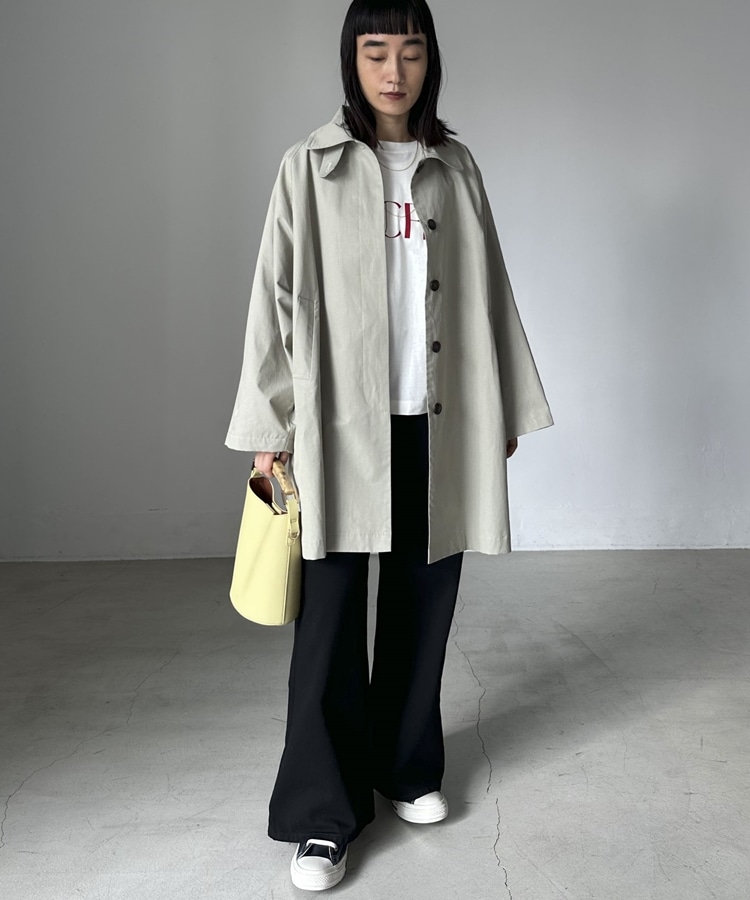 ステンカラーコート(38 GREEN): アウター｜PMbox P&M OFFICIAL ONLINE