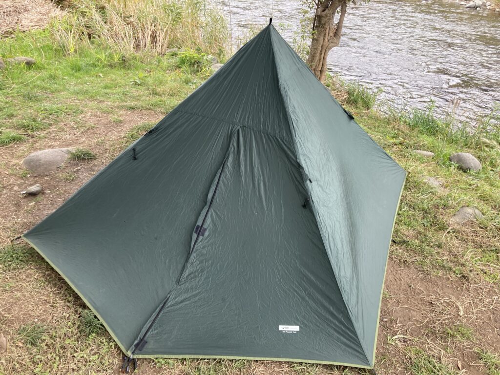 レビュー【DD スーパーライトピラミッドテント】キャンプも登山もこれ