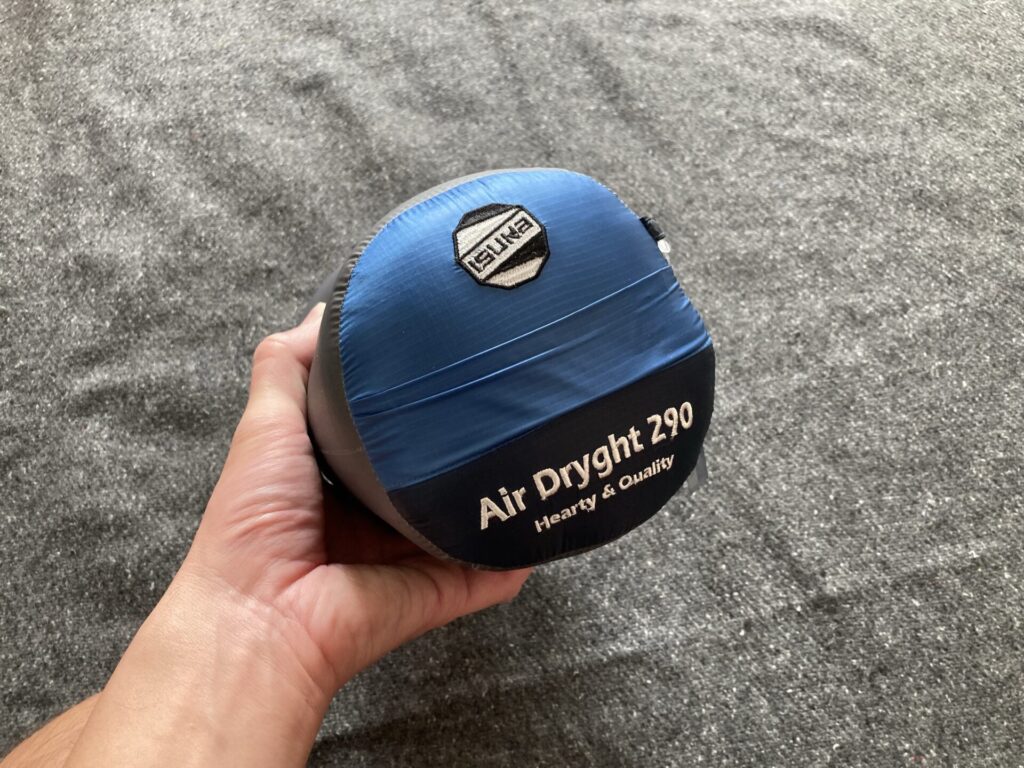 イスカ・エアドライト290】使用感をレビュー！「軽さ」と「保温力」の