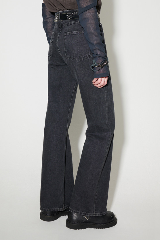 Our Legacy - Boot Cut Washed Black Denim