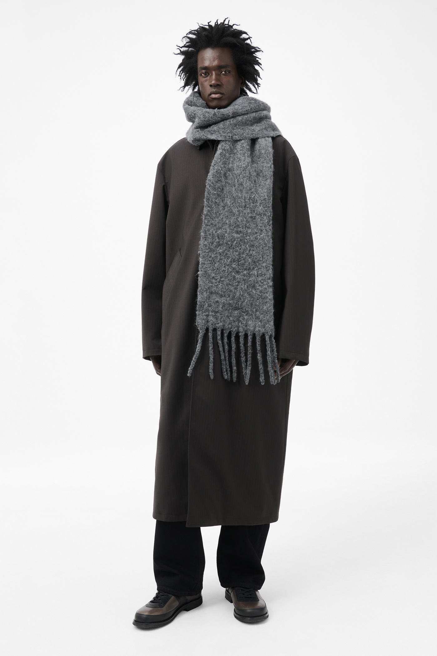 Our Legacy - Estate Scarf Phantom Fuzzy Alpaca