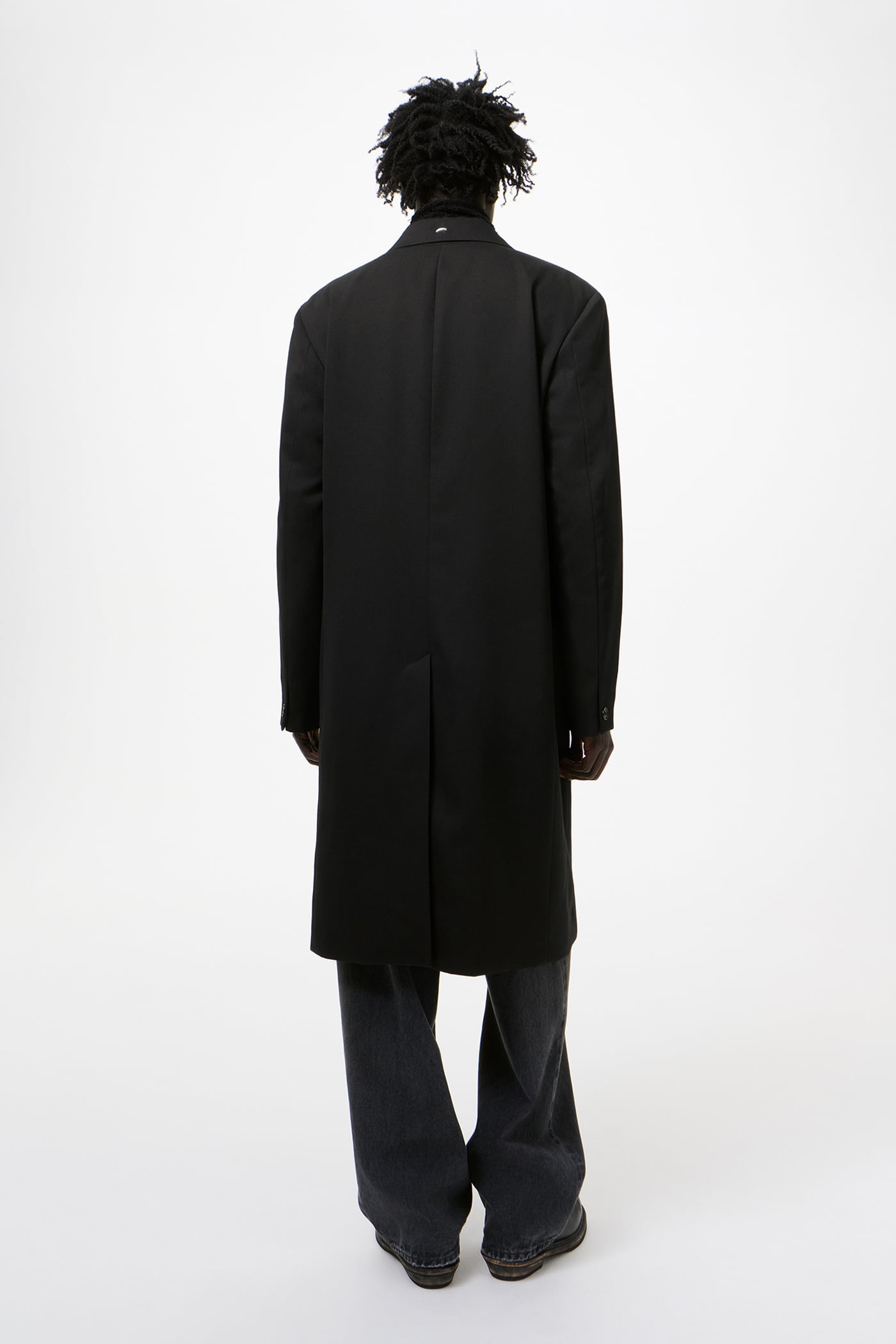 Our Legacy - Dolphin Coat Coarse Black Gabardine