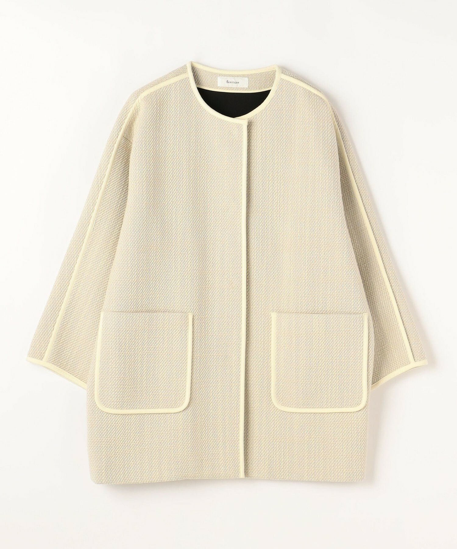 Lサイズ】ダンボールボンディングツィードコート】｜【feerique(フィー