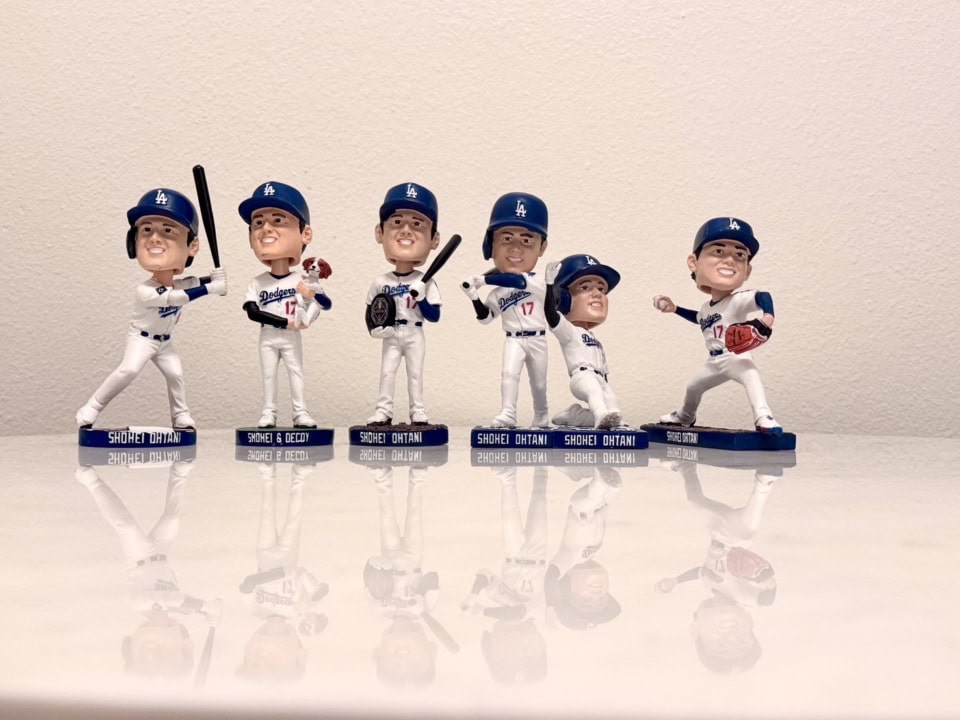 レアキティをゲット！ドジャースは太っ腹!?大谷ボブルヘッド人形も