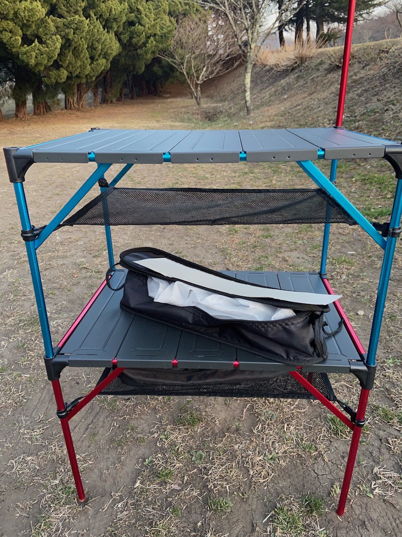 Moon Lenceのアルミテーブルを連結させて使ってみた | オタクのリンゴ